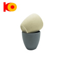 Taza de cerámica de gres beige cremoso de 10 oz súper calidad sin mango